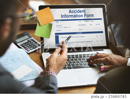 Accident Injury Report Form Information Concept 25660785