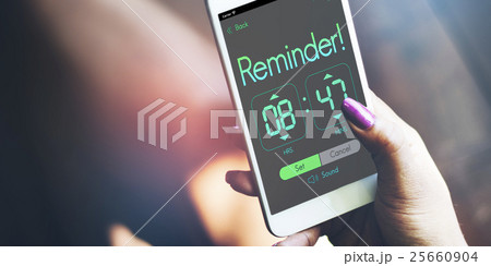 Reminder Wake Up Clock Concept 25660904