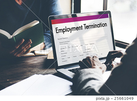 Employment Termination Form Document Concept 25661049