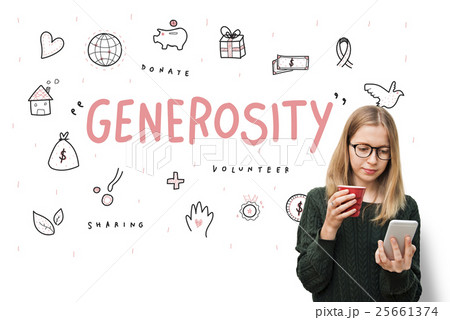 Generosity Donations Charity Foundation Support Concept Generosity Donations Charity Foundation Support Concept 25661374