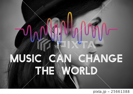 Music Waves Audio Lifestyle Concept 25661388