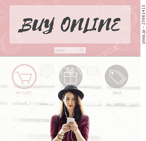 Buy Online Internet Shopping Store Concept Buy Online Internet Shopping Store Concept 25661413
