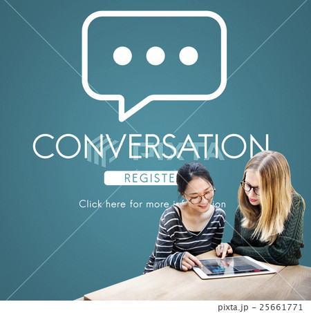 Conversation Communication Online Message Concept 25661771