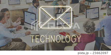 Message Social Network Chat Texting Graphic Concept 25662097