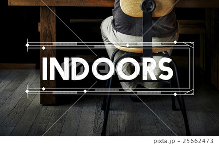 Indoors Relax Work Space Word Concept 25662473