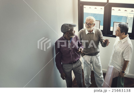 Buddies Friends Grandfather Group Men Retired Concept Buddies Friends Grandfather Group Men Retired Concept 25663138
