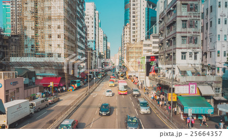Street Traffic in Hong Kong Street Traffic in Hong Kong 25664357