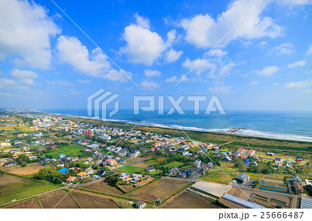 一宮町東浪見付近を空撮 一宮町東浪見付近を空撮 25666487