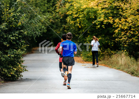 two young men athletes runners two young men athletes runners 25667714