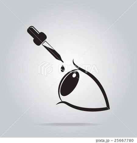 Eye drops icon, medical sign icon Eye drops icon, medical sign icon 25667780