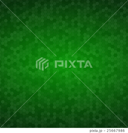 Green Mosaic Tile Honeycomb Vector Background. 25667986