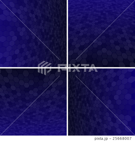 Set Blue Honeycomb Vector Background. Set Blue Honeycomb Vector Background. 25668007