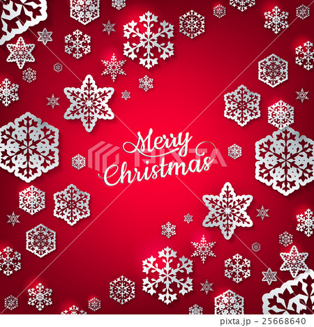 White paper christmas snowflake. EPS 10 25668640
