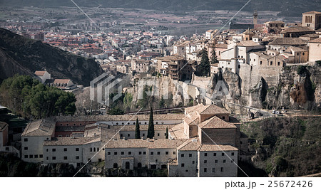 Cuenca old town with San Pablo convent 25672426