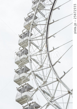 Ferris wheel on white Ferris wheel on white 25672555