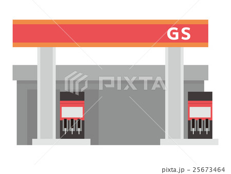 ガソリンスタンド【建物・シリーズ】 ガソリンスタンド【建物・シリーズ】 25673464