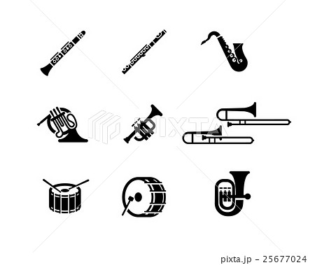 marching band flute silhouette