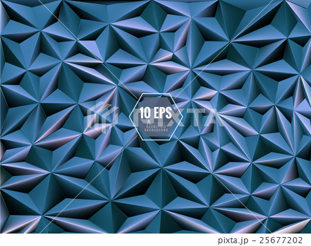 Triangular abstract background in blue color 25677202