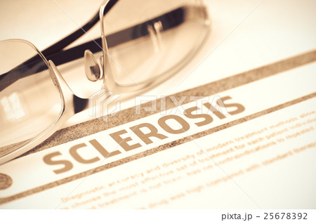 Diagnosis - Sclerosis. Medical Concept. 3D 25678392