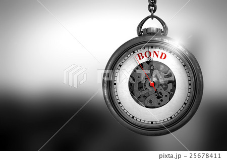 Bond on Watch. 3D Illustration. 25678411