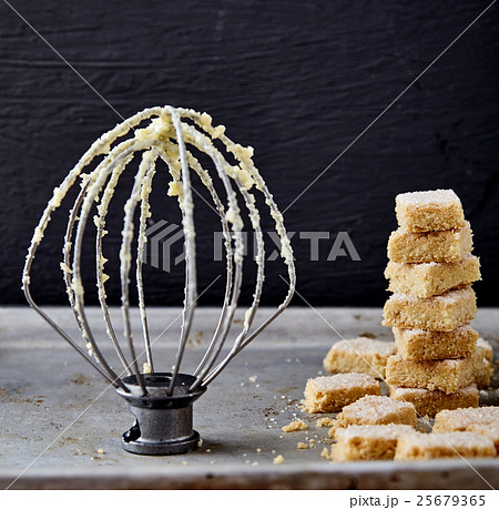 Homemade cookies made from semolina with sugar 25679365