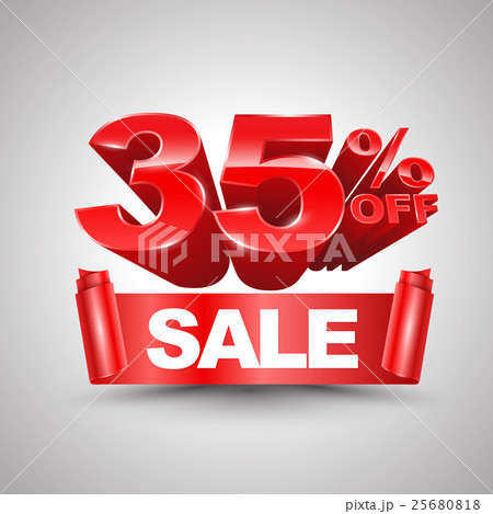 35 percent off sale red ribbon banner roll 35 percent off sale red ribbon banner roll 25680818
