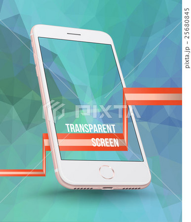 Pink smartphone mockup perspective 25680845