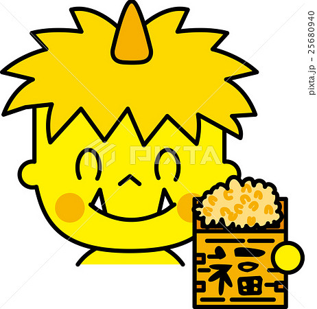 節分　黄鬼 25680940