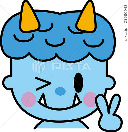 節分　青鬼 25680942