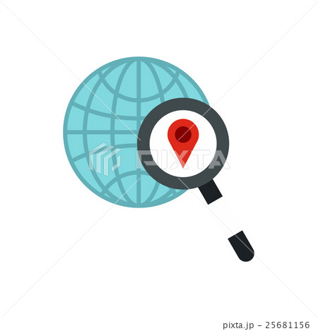 Search JPS icon, flat style 25681156