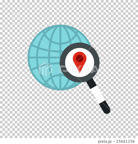 Search JPS icon, flat style 25681156