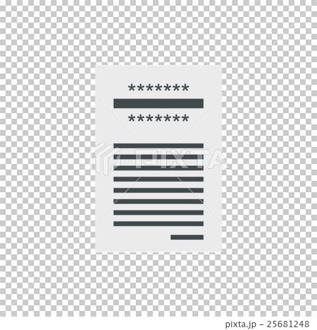 Store check icon, flat style Store check icon, flat style 25681248