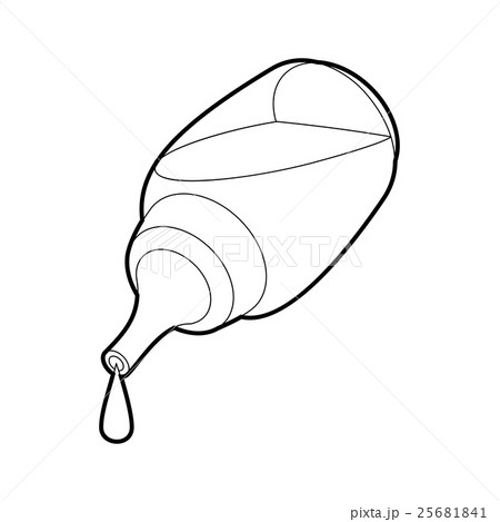 Vaping juice bottle icon, outline style Vaping juice bottle icon, outline style 25681841