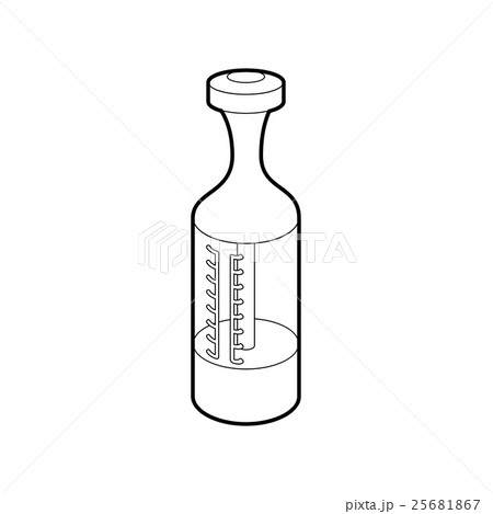Vape atomizer icon, outline style 25681867