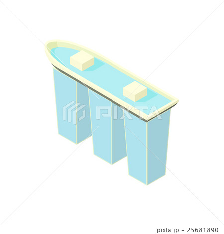 Marina Bay Sands hotel in Singapore icon 25681890