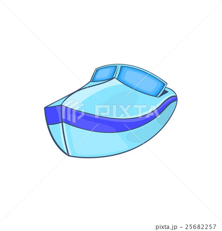 Powerboat icon in cartoon style 25682257