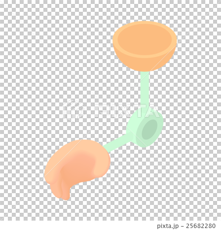 Prosthetic arm icon, cartoon style 25682280