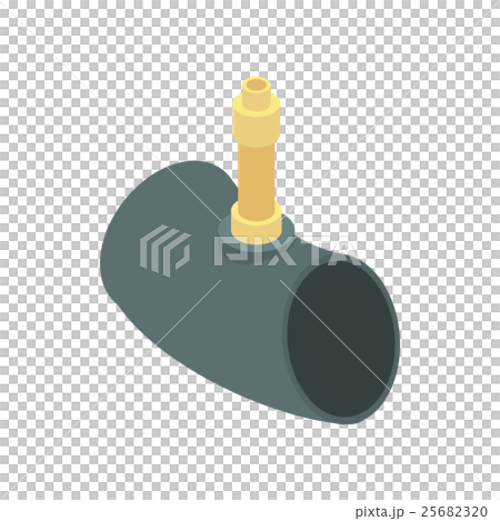 Nipple on the wheel icon, cartoon style 25682320