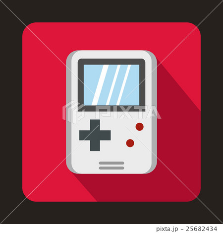 Tetris for games icon, flat style 25682434