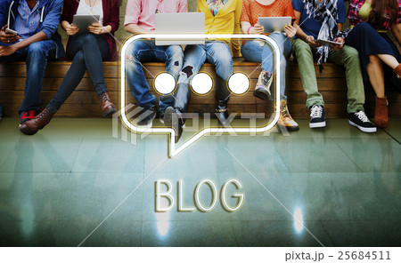 Chat Message Social Network Texting Graphic Concept 25684511