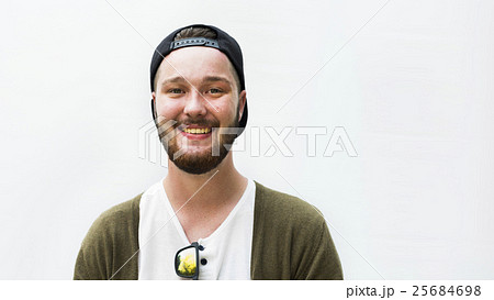 Caucasian Ethnicity Handsome Man Cheerful Concept 25684698