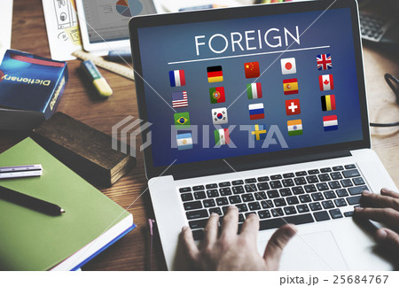 Flag Countries Foreign International Symbol Concept 25684767