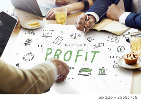 Profit Income Money Financial Earning Proceeds Concept Profit Income Money Financial Earning Proceeds Concept 25685759