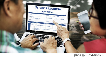 Driver’s License Application Permission Form Concept 25686879