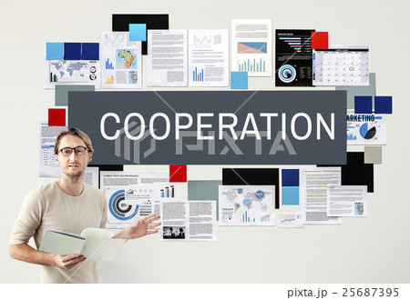 Cooperation Support Team Partnership Concept Cooperation Support Team Partnership Concept 25687395