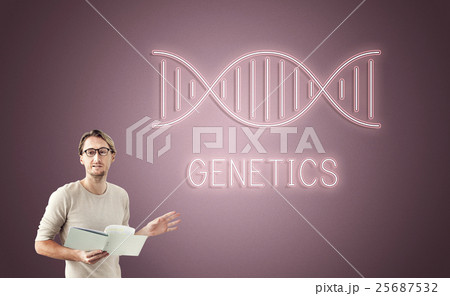 DNA Helix Life Science Graphic Concept DNA Helix Life Science Graphic Concept 25687532