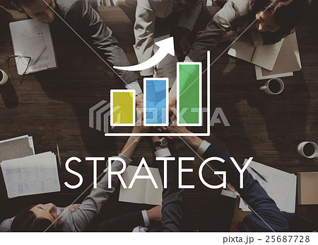 Business Development Growth Bar Chart Concept 25687728