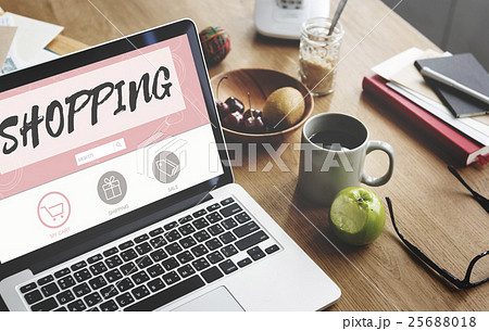 Shopping Online Consumerism Connection Sale Concept Shopping Online Consumerism Connection Sale Concept 25688018
