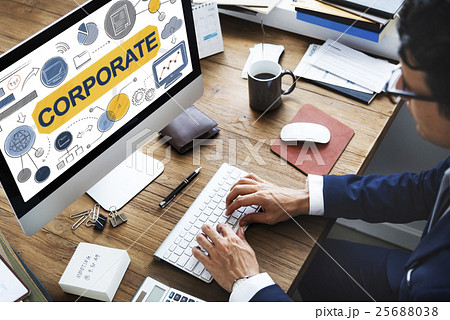 Brand Corporate Business Planning Marketing Management Concept 25688038
