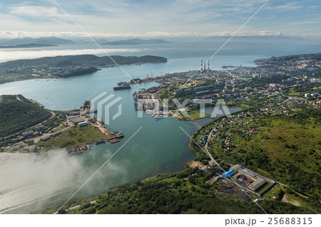 Avacha Bay and Petropavlovsk-Kamchatsky on the 25688315